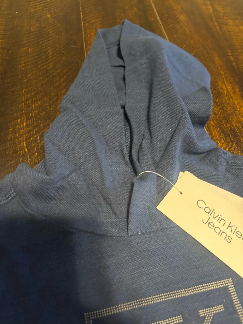 Calvin Klein Kids Light Gray Elastic Waist Jogger Pants